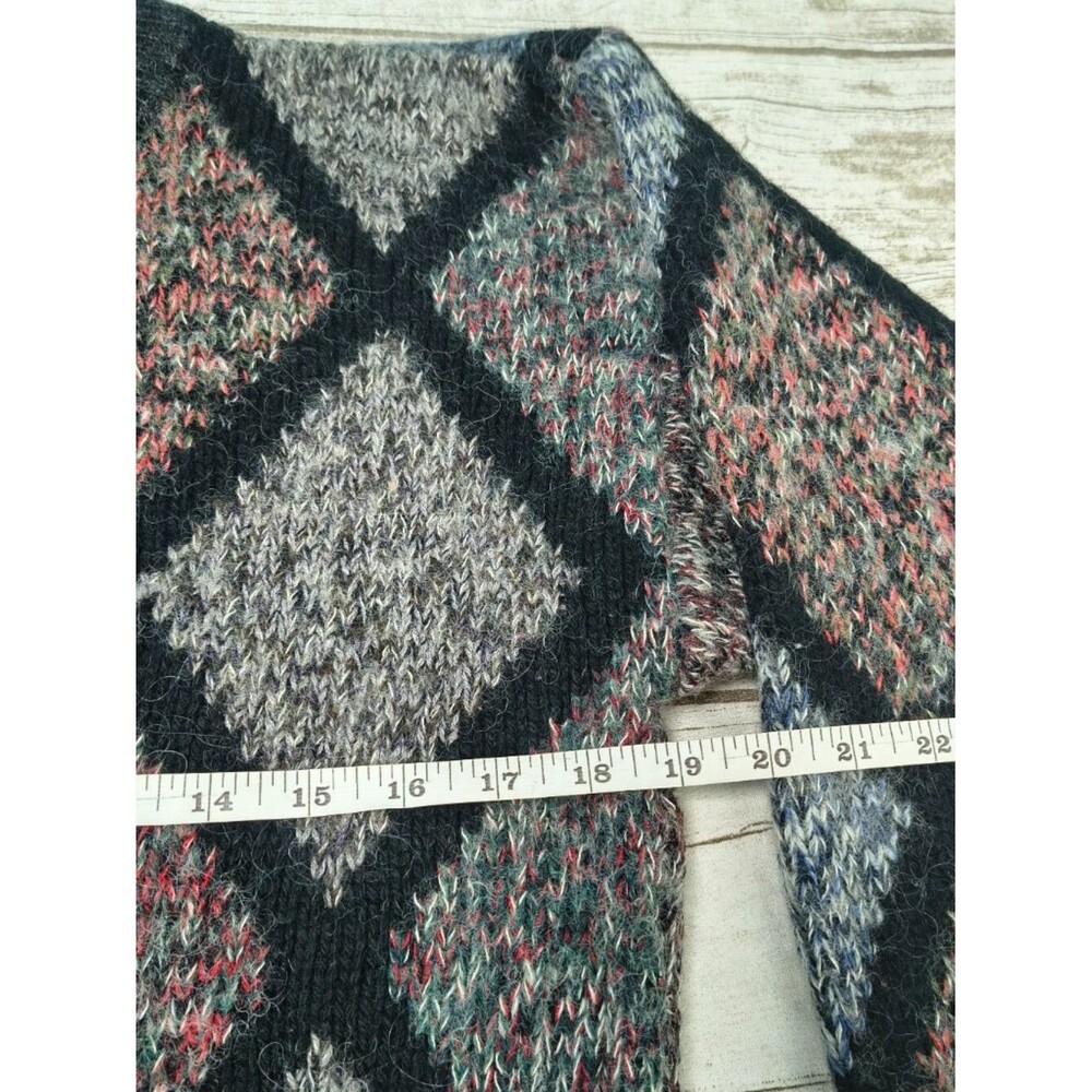 Vintage Rendezvous Multi Color Argyle Pattern Sweater Size 54 (Runs Small) - Picture 3 of 6